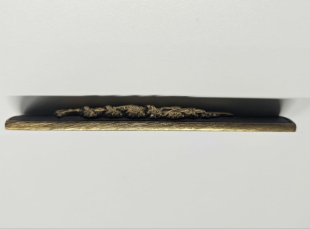 【美品】小柄　倶利伽羅　龍図独鈷