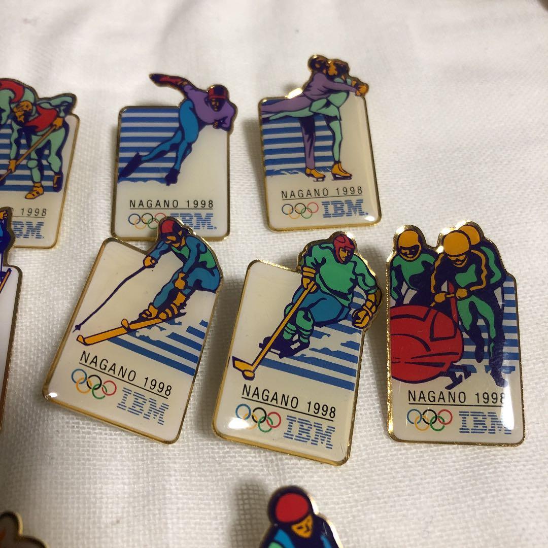 長野オリンピック　IBM ピンバッジ　21点