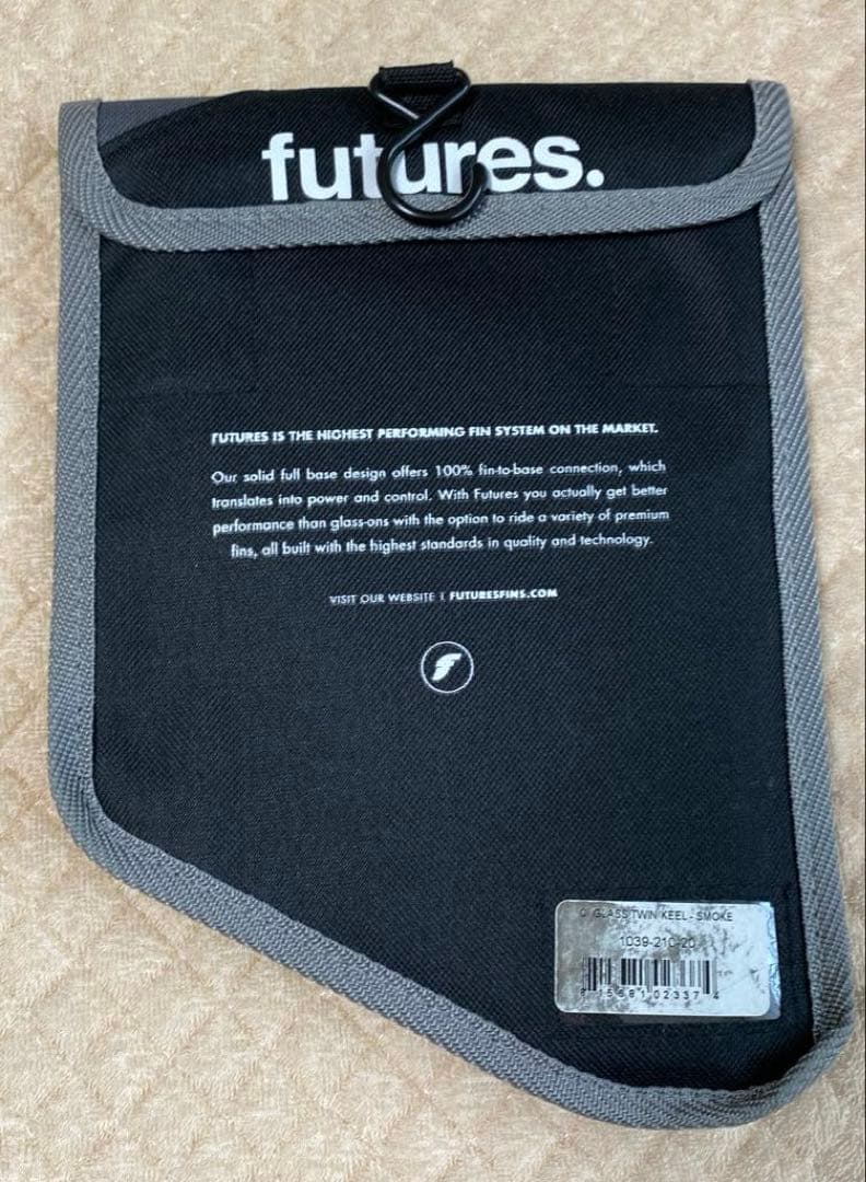 FUTURES FIBER GLASS CL TWIN KEEL ツインフィン