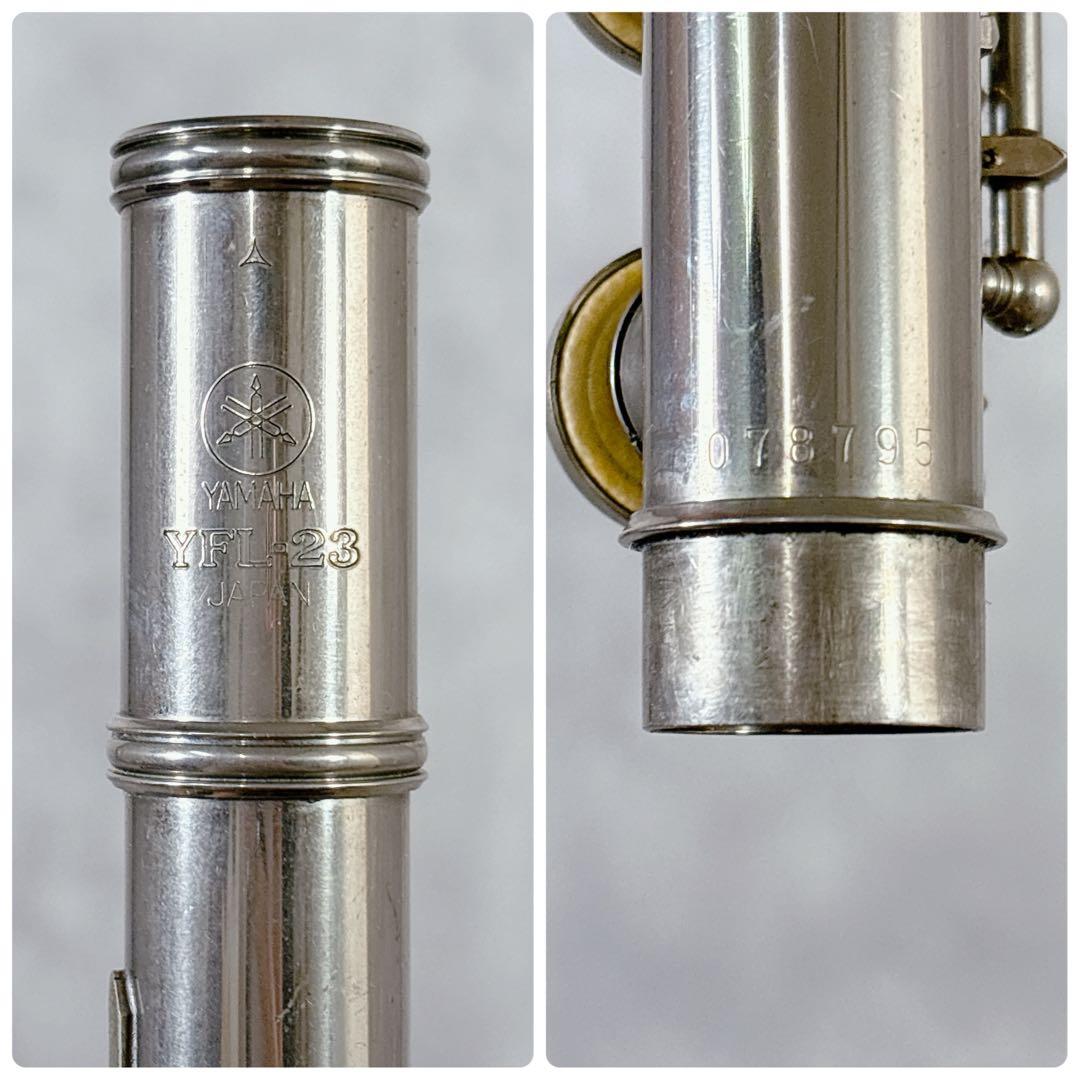 T183 YAMAHA ヤマハ YFL-23 フルート Eメカ 管楽器 日本製