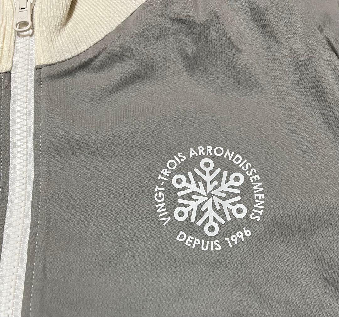 23区ゴルフ防風ノルディック柄リバーシブルブルゾン