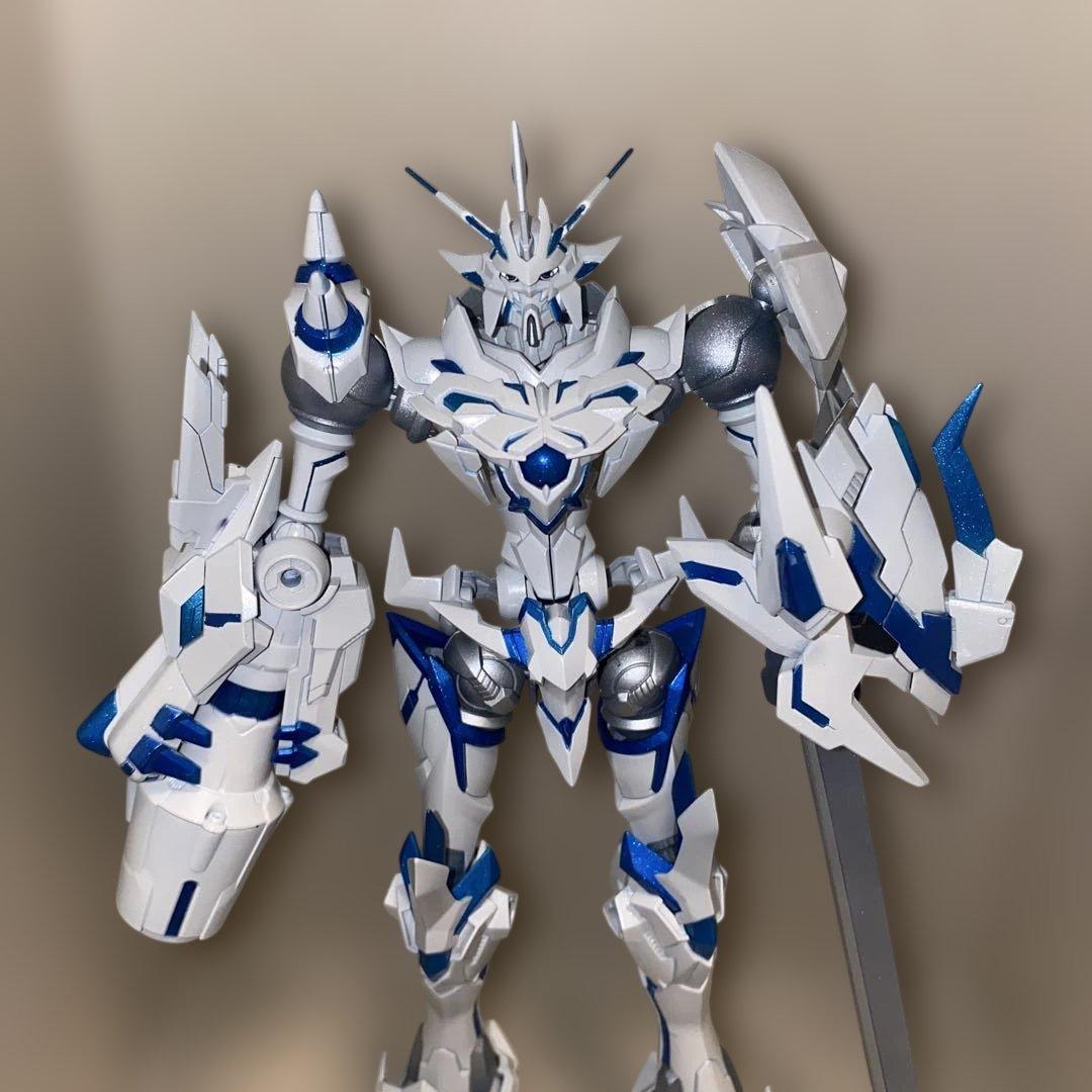 【塗装済】バンダイ　オメガモンX抗体　プラモデル　完成品　ジャンク