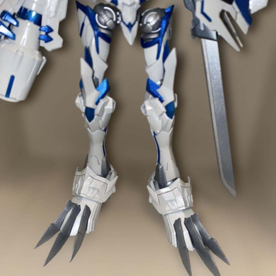 【塗装済】バンダイ　オメガモンX抗体　プラモデル　完成品　ジャンク