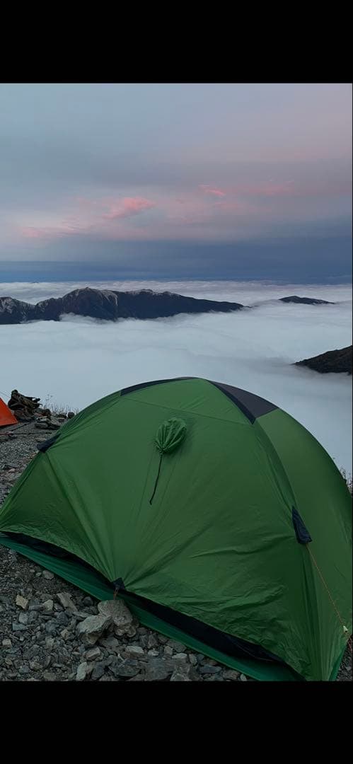 カミナドーム2 山岳テントグリーン➕スリーピングマットfinetrack