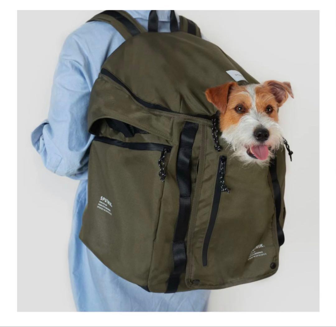 Sputnik バックパックキャリーカーキグリーン