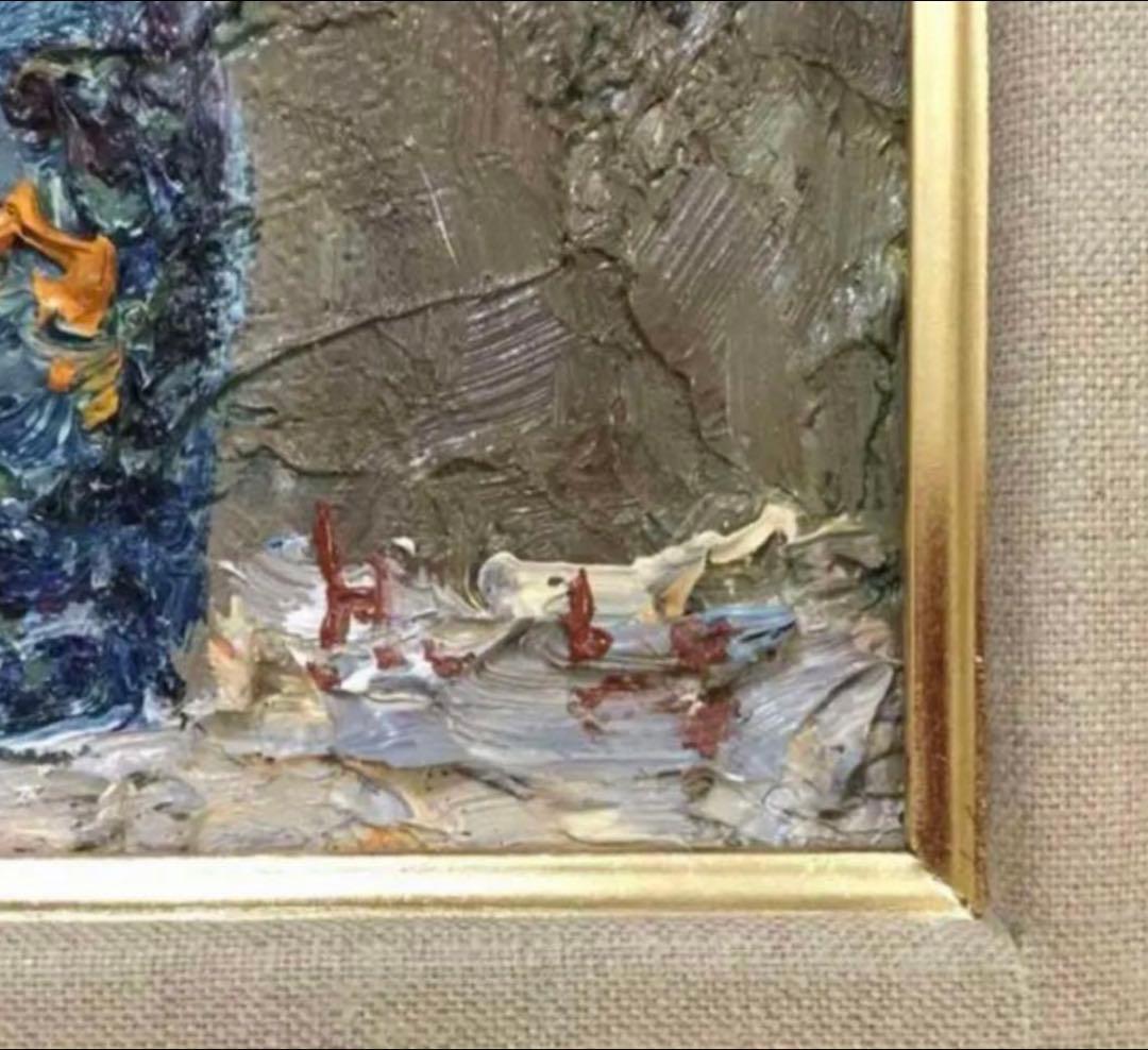 絵画・額縁・油絵・渡部ひでき・薔薇・SM・美術品・インテリア・雑貨・新品未使用