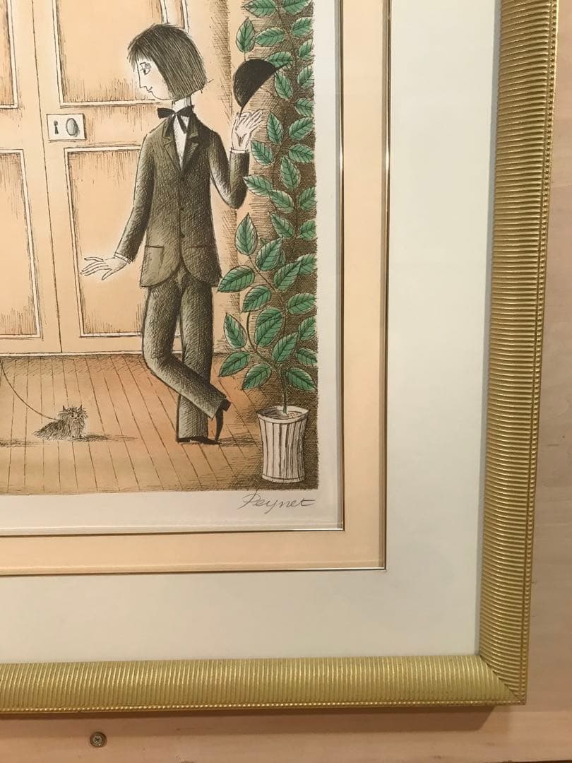 ペイネ　「愛の晴雨計」　リトグラフ　直筆サイン・エディション有り