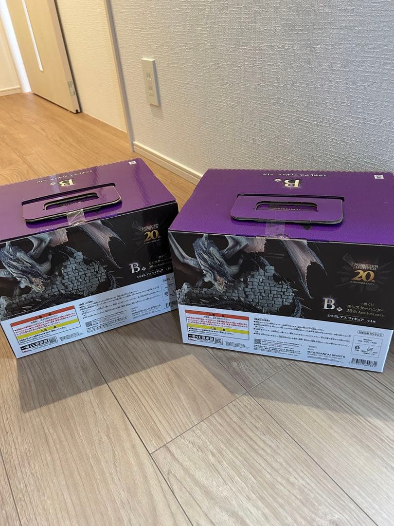 モンスターハンター 2個セット 一番くじ　ミラボレアス　フィギュア