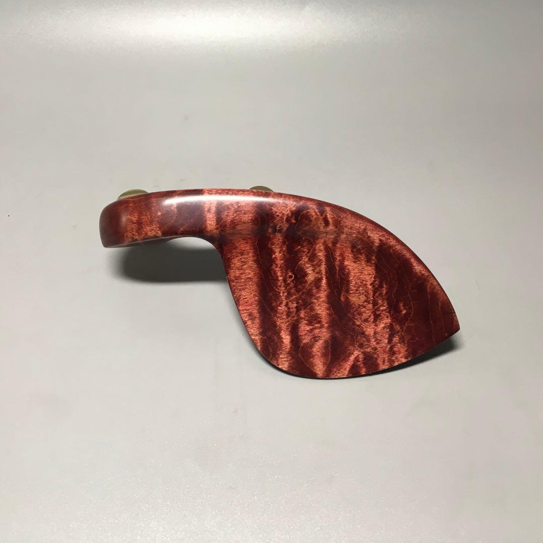 バイオリン用顎当て 楓メイプル　ガルネリスカーレット染め