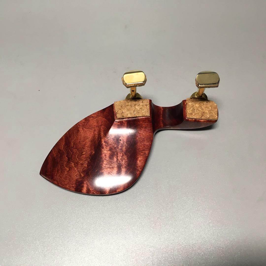 バイオリン用顎当て 楓メイプル　ガルネリスカーレット染め