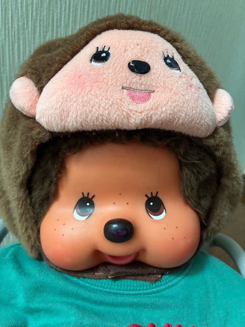 【レア】セブンイレブン限定 モンチッチ 特大ぬいぐるみ　2004年ロッテコラボ