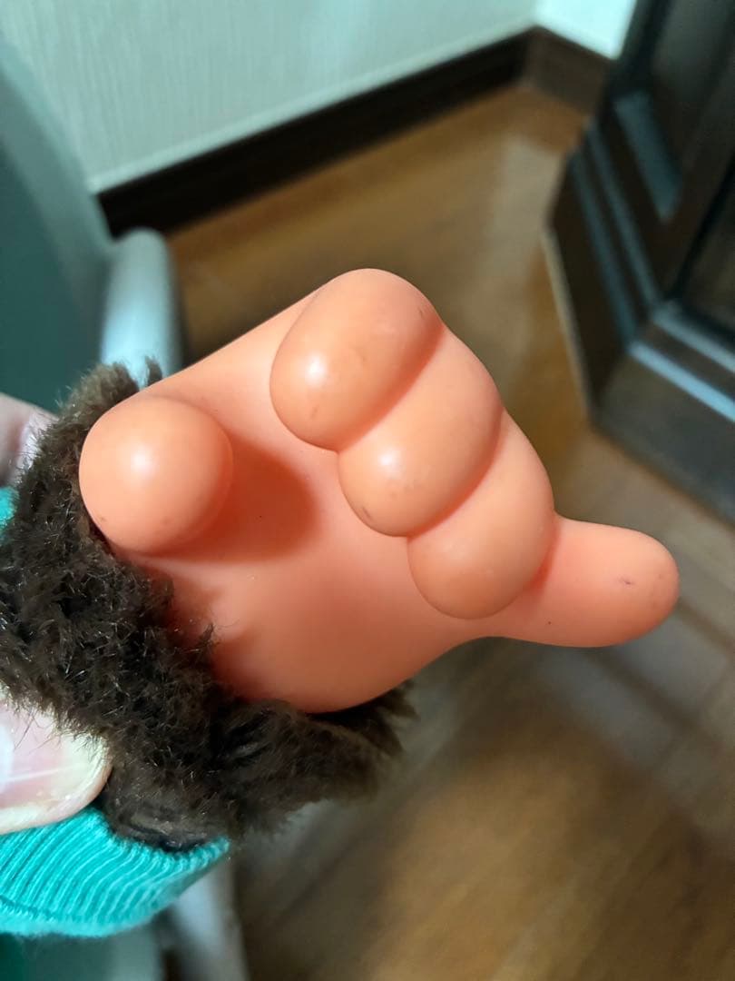 【レア】セブンイレブン限定 モンチッチ 特大ぬいぐるみ　2004年ロッテコラボ