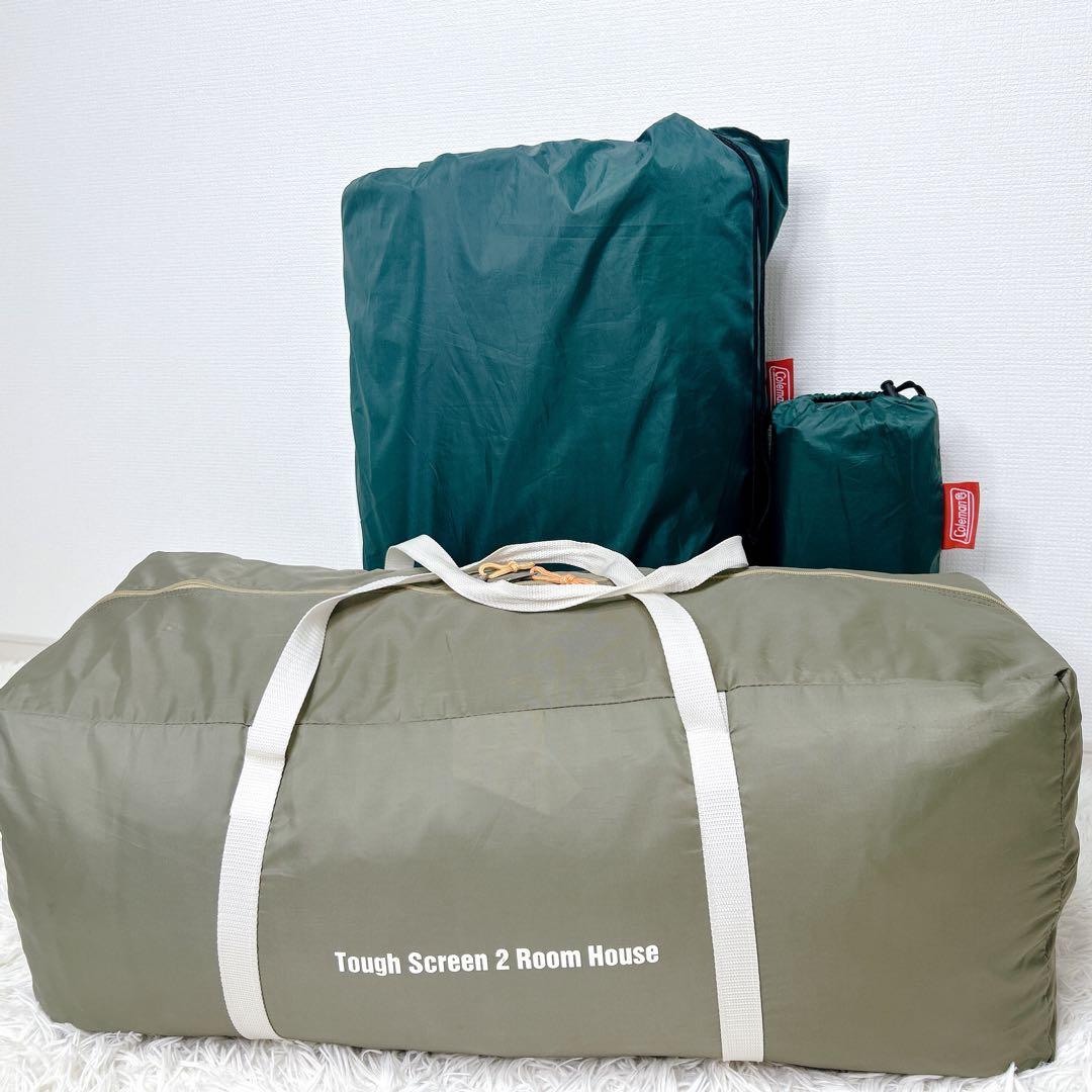 ムム　Coleman タフスクリーン2ルームハウス　オリーブ/サンド