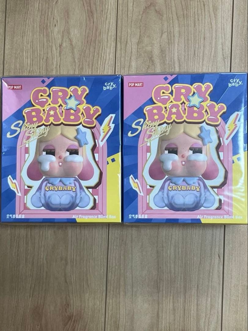 新品未使用　2個セット　POP MART CRY BABY エアフレグランス