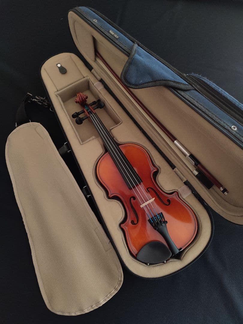 スズキバイオリン 1/10 No.230 弦新品・杉藤弓・ケース・松脂付き