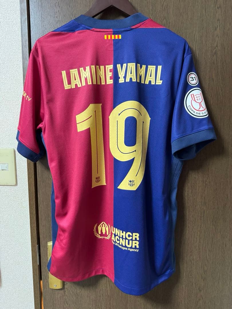正規品 24-25 バルセロナ　ラミン・ヤマル　コパ・デル・レイ　決勝