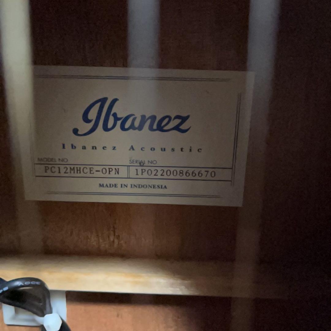 Ibanez PC12MHCE-OPN アコースティックギター