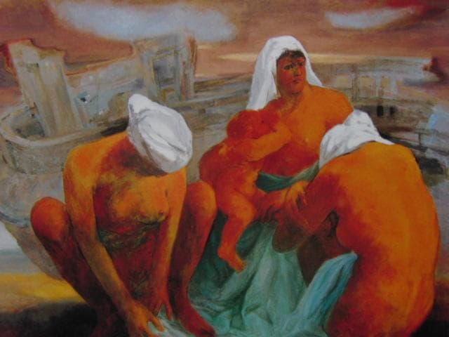 山田貞実、磯笛、希少な額装用画集より、新品高級額装付、状態良好