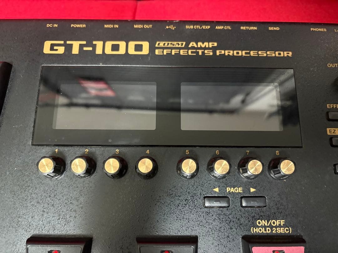 BOSS GT-100 純正ACアダプタ　エフェクターケース