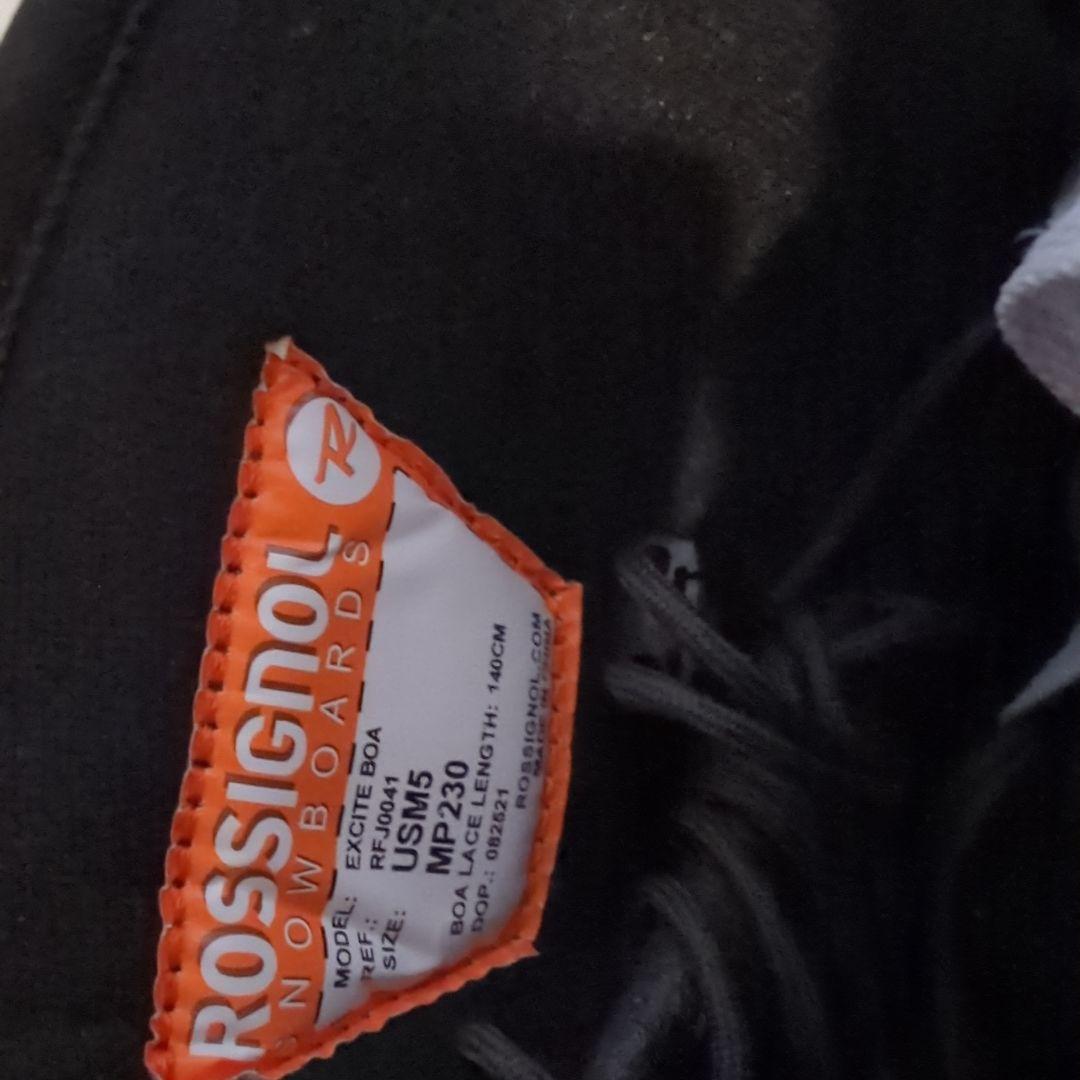 ☆ROSSIGNOL スノーボードブーツ ブラック ダイヤル式　23cm☆
