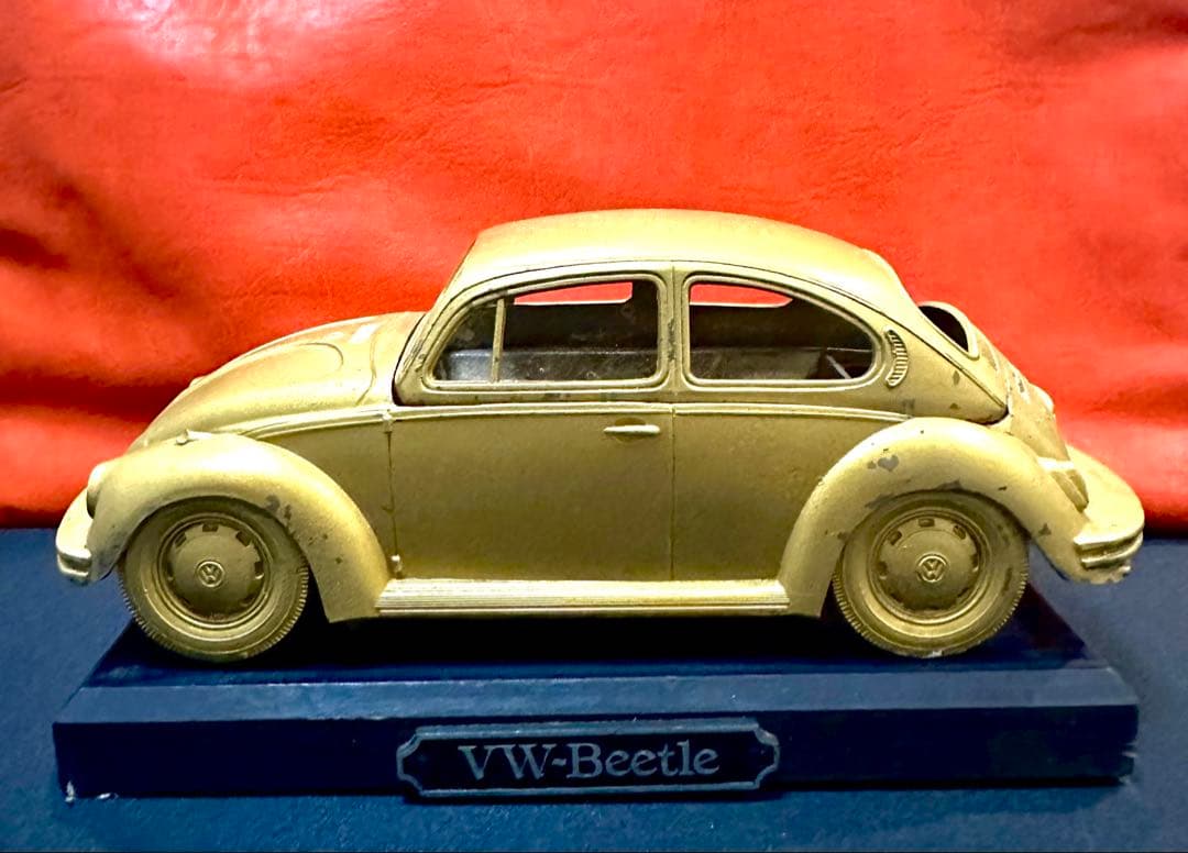 希少VW-Beetle ゴールド スチールシガレットケース