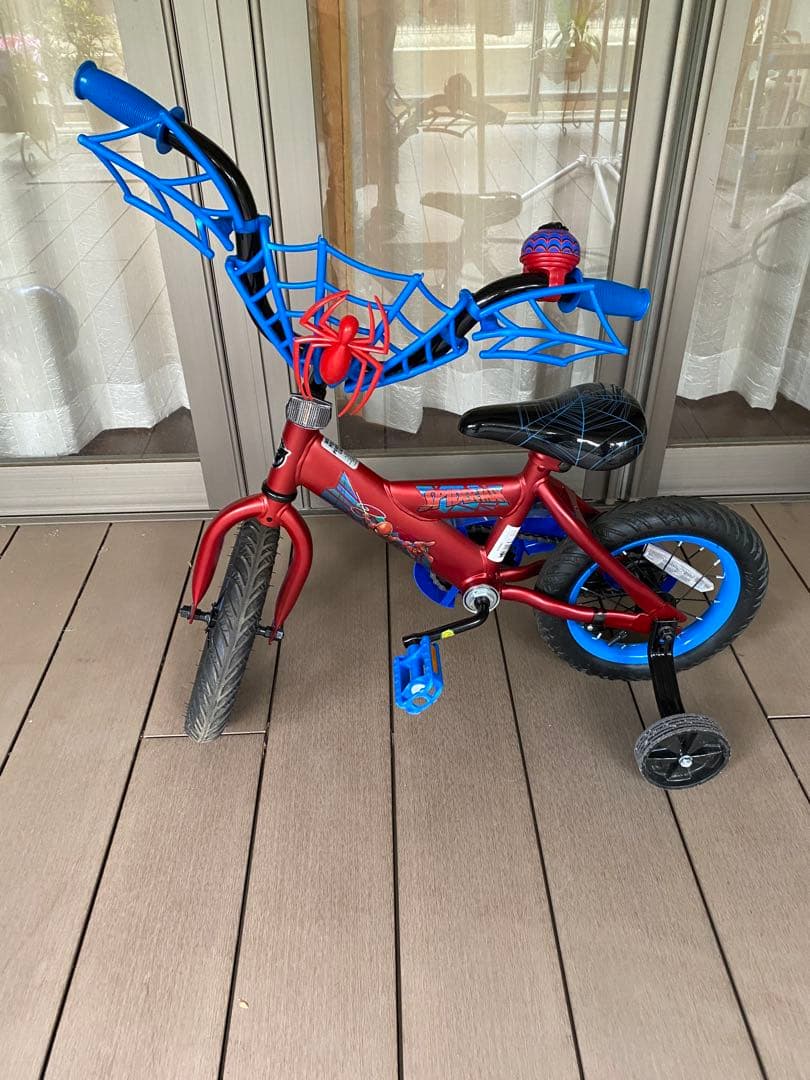 スパイダーマン 12インチ　子供自転車
