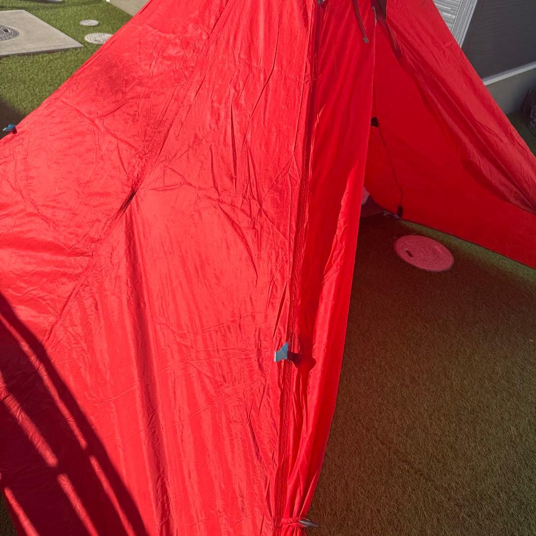 希少 テンマクデザイン　パンダテント レッド タープセット