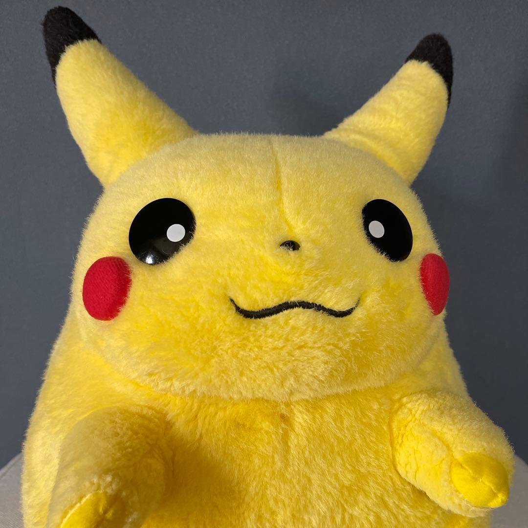 【美品】初期　ピカチュウ　ポケットモンスター TOMY 等身大　ぬいぐるみ