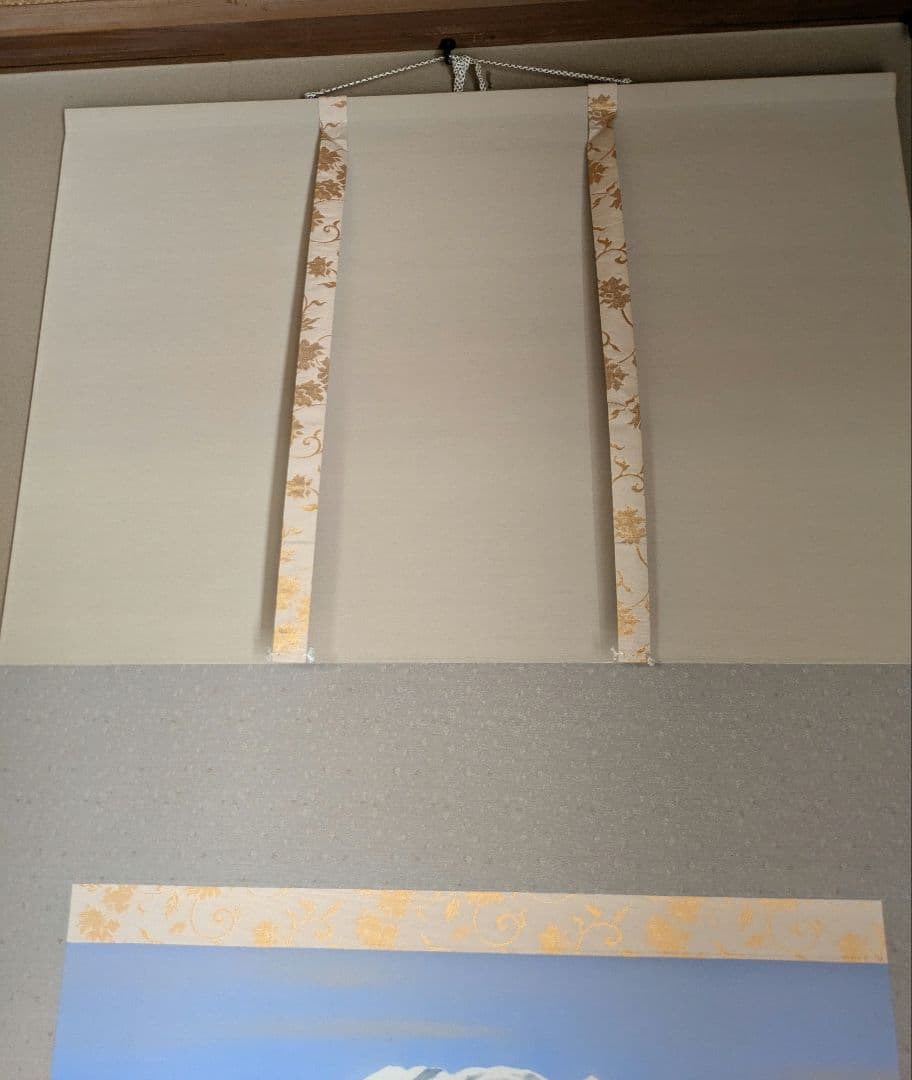 ［美品］富士山 日本画 掛け軸