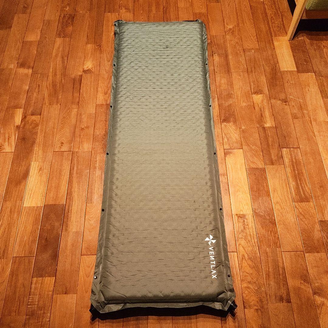 VENTLAX インフレーターマット 8cm オリーブ 2個セット