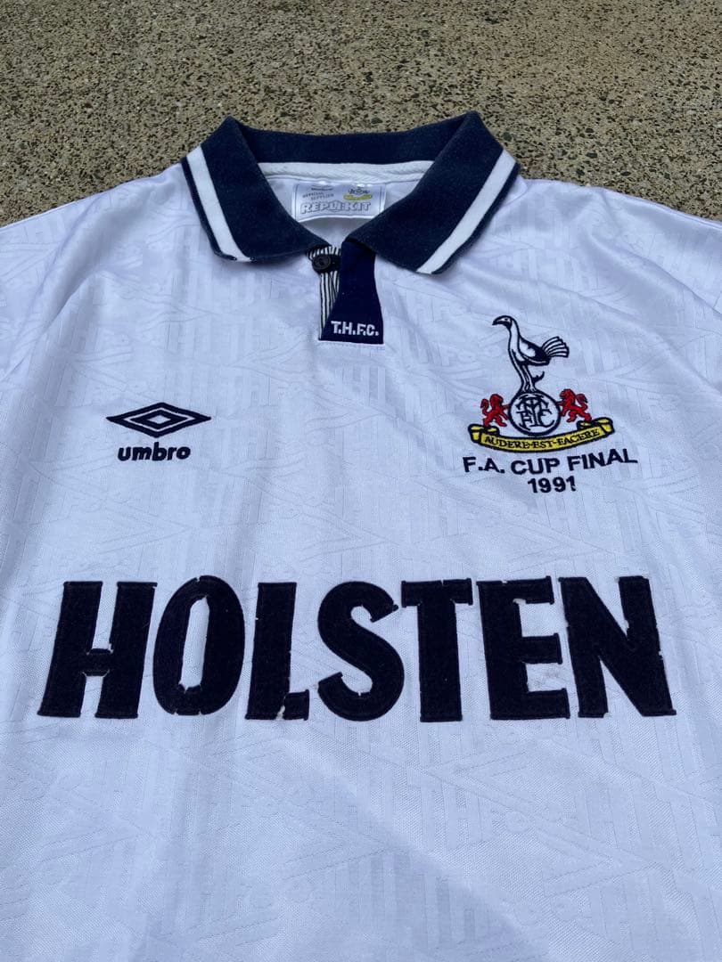 【超希少当時物】アンブロxトッテナム/1991ユニフォーム/ゲームシャツ L英国