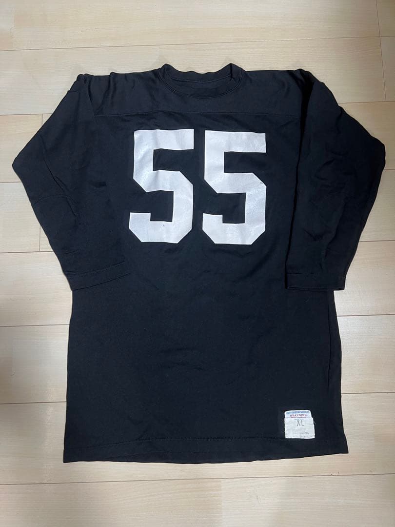 ヴィンテージ 40年代 ラッセル スポルティング フットボールＴシャツ ブラック