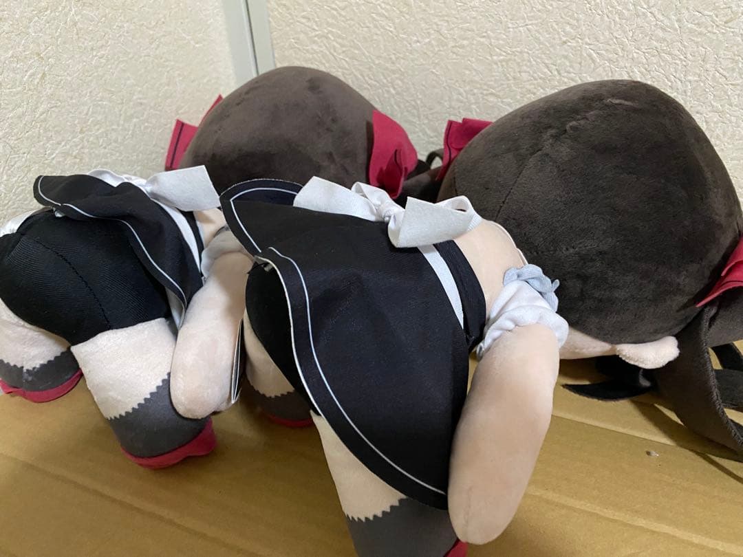 時崎狂三 デート・ア・ライブ BIGぬいぐるみ　メイド 2種　フィギュア付き