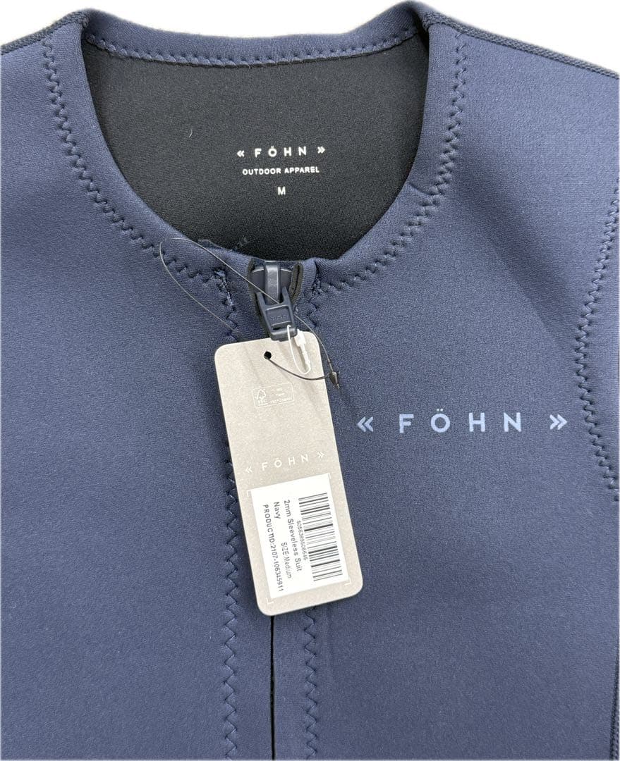 N681 Föhn フェーン ウエットスーツ ロングジョン 袖なし 2mm M