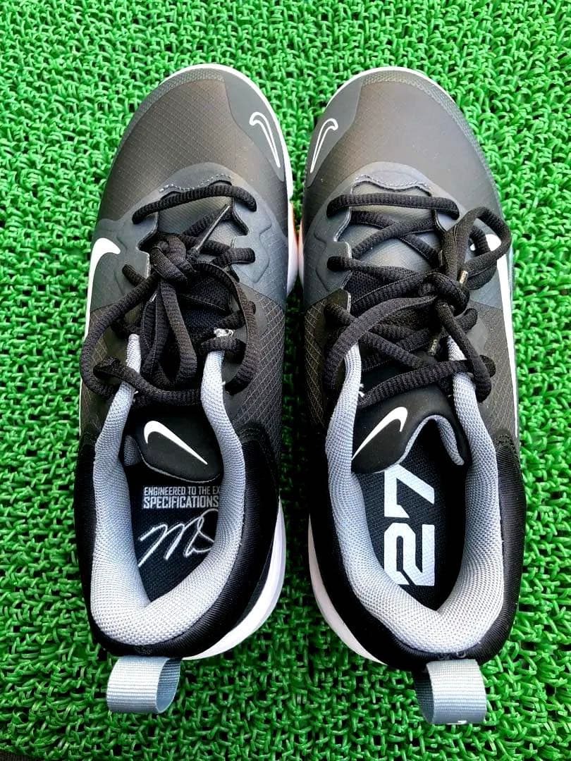 NIKE Force Zoom Trout 9 Pro スパイク 黒 25cm