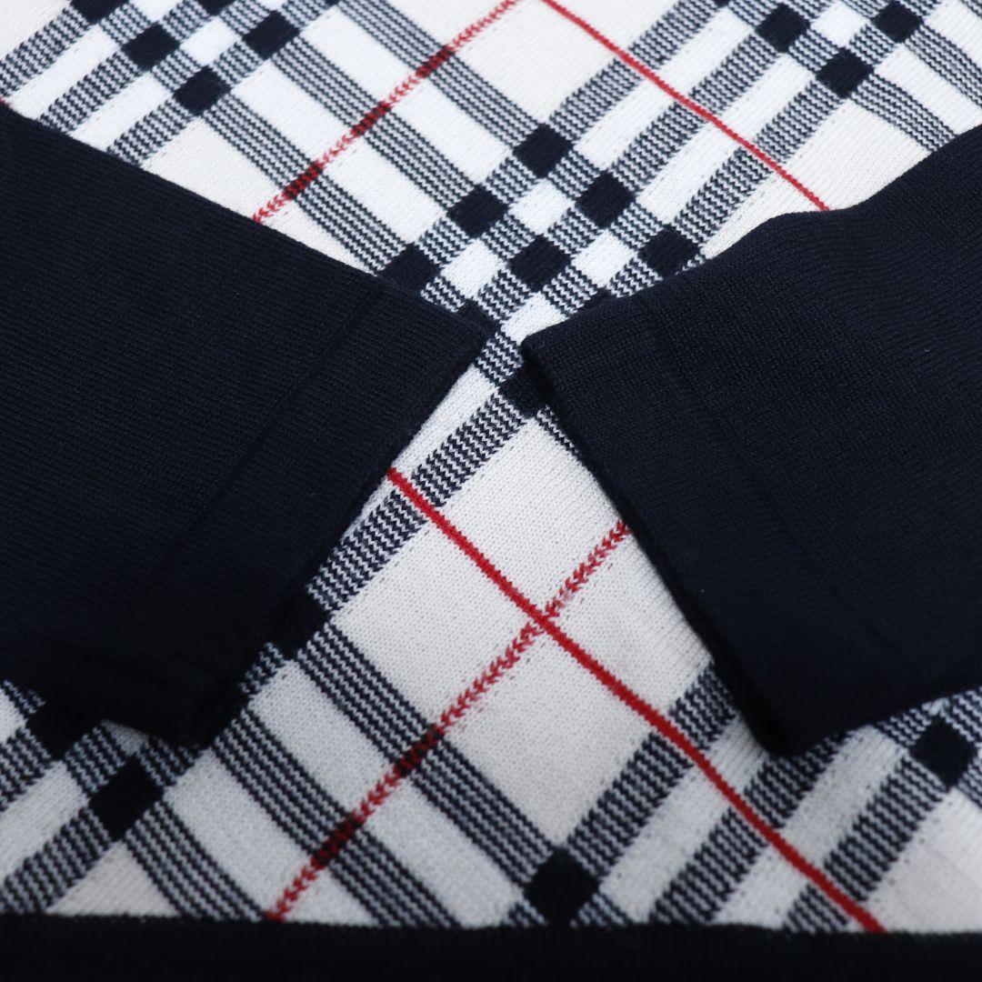 BURBERRY GOLF タートルネック　ノバチェック　ニット　LL