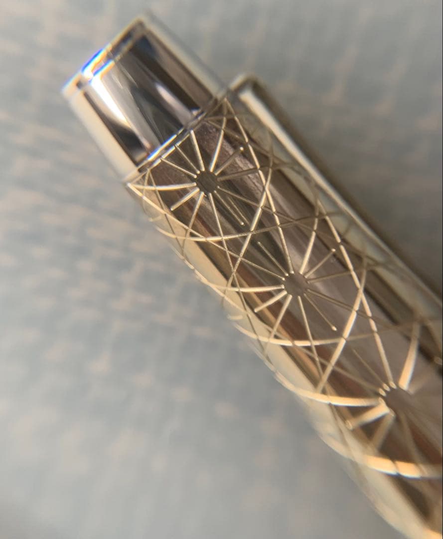 パイロット　カスタム切子　菊篭目　ボールペン