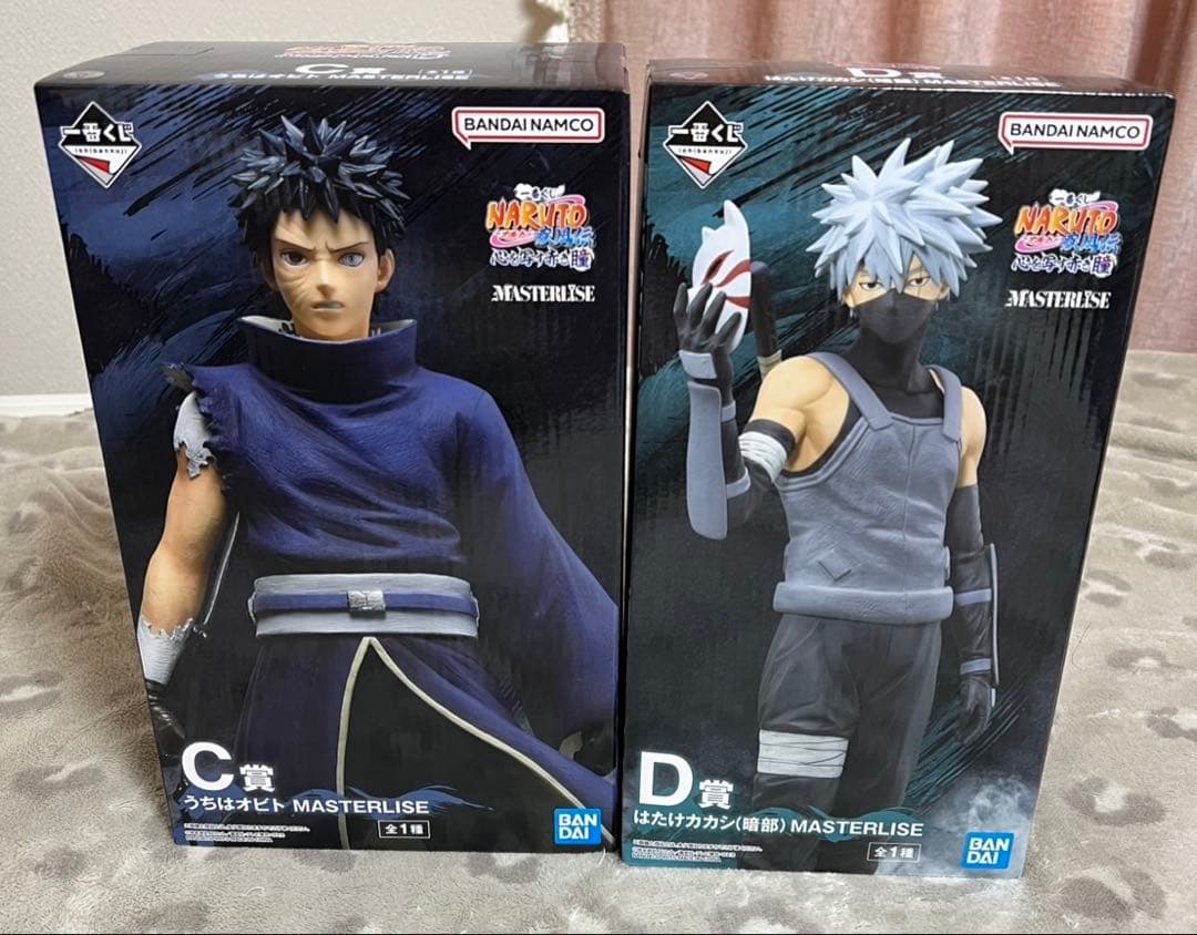 一番くじ ナルト 心を写す赤き瞳 うちはオビト&はたけカカシ 【新品未開封】