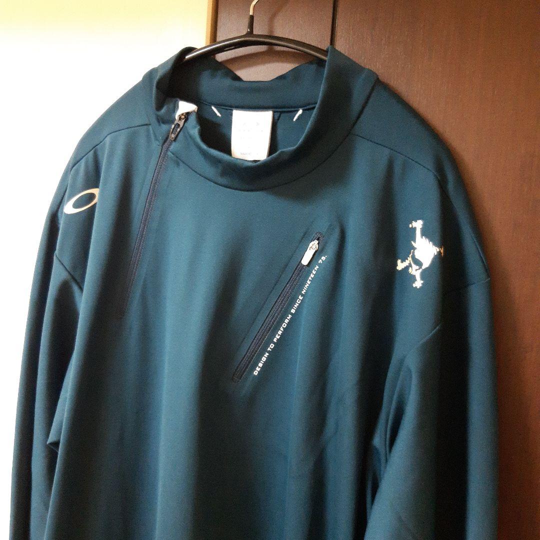 新品　オークリーゴルフ　メンズウエア　高機能ストレッチ長袖モックネックシャツ