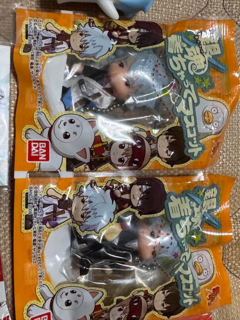 銀魂 坂田銀時　缶バッチ　キーホルダー