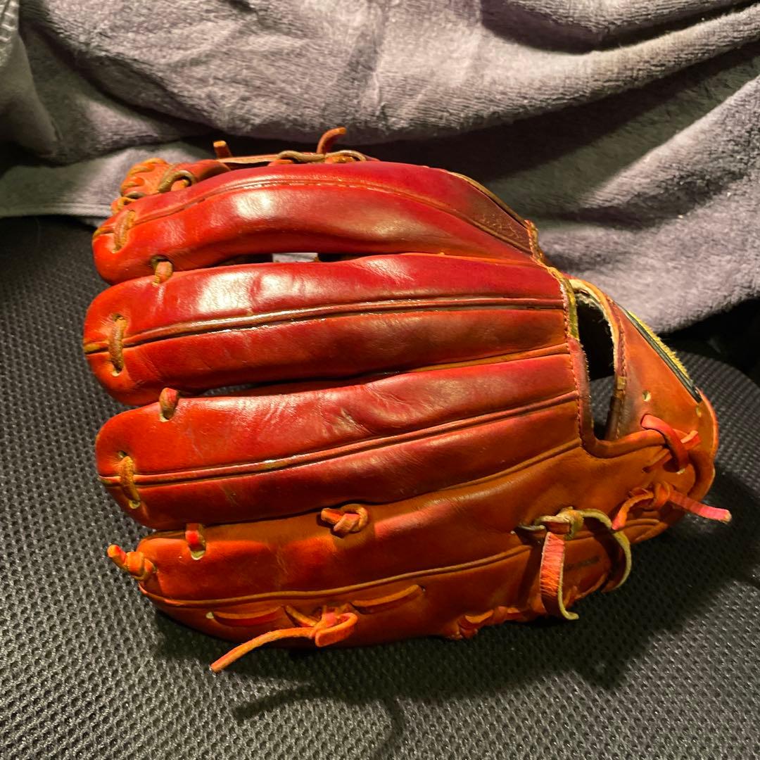 また会えたね。Dup とZETT硬式　野球グローブ　軟式　Ｋグラブ　ビックM