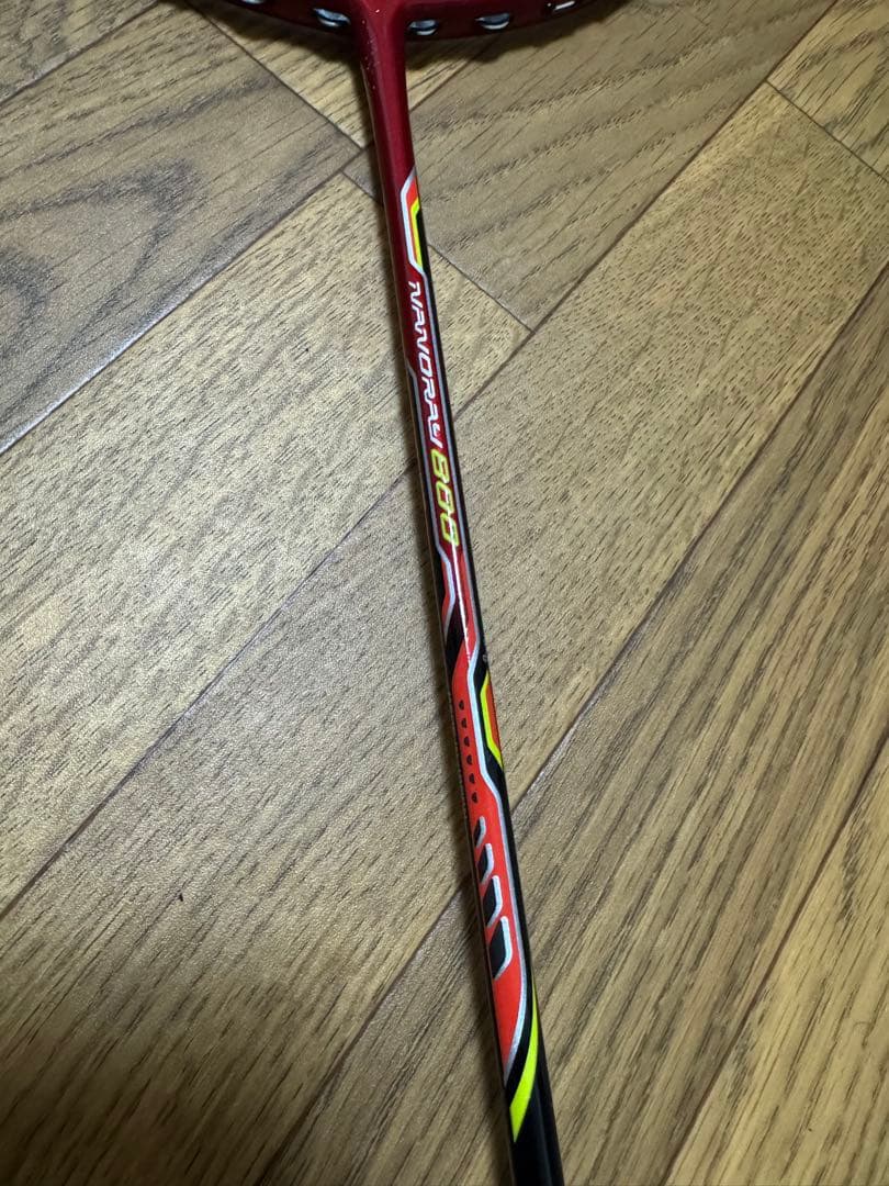 YONEX バドミントンラケット ナノレイ800 4U/G5 レッド