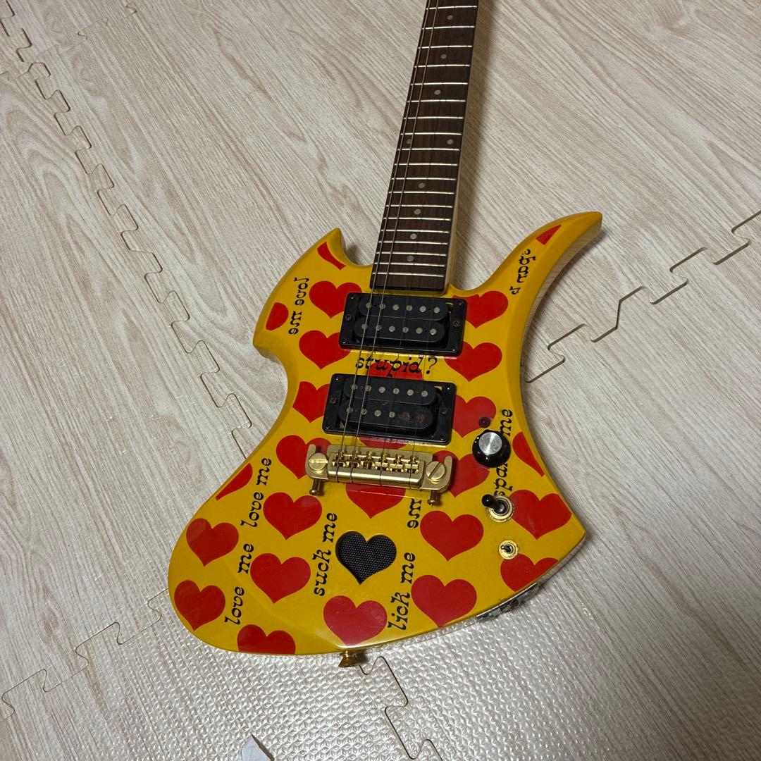 （ジャンク品）hide イエローハート　ギター
