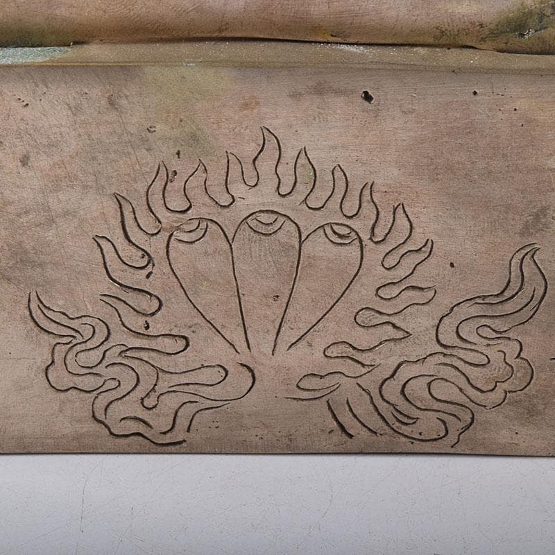 仏教美術　古銅塗金　チベット仏　仏像　置物　V　7815