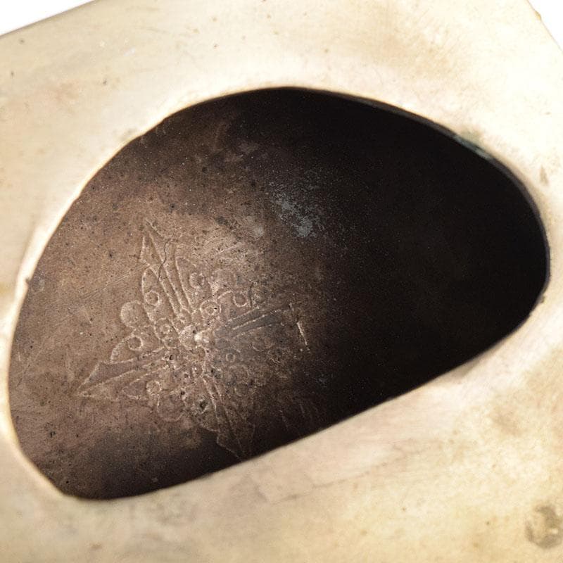 仏教美術　古銅塗金　チベット仏　仏像　置物　V　7815