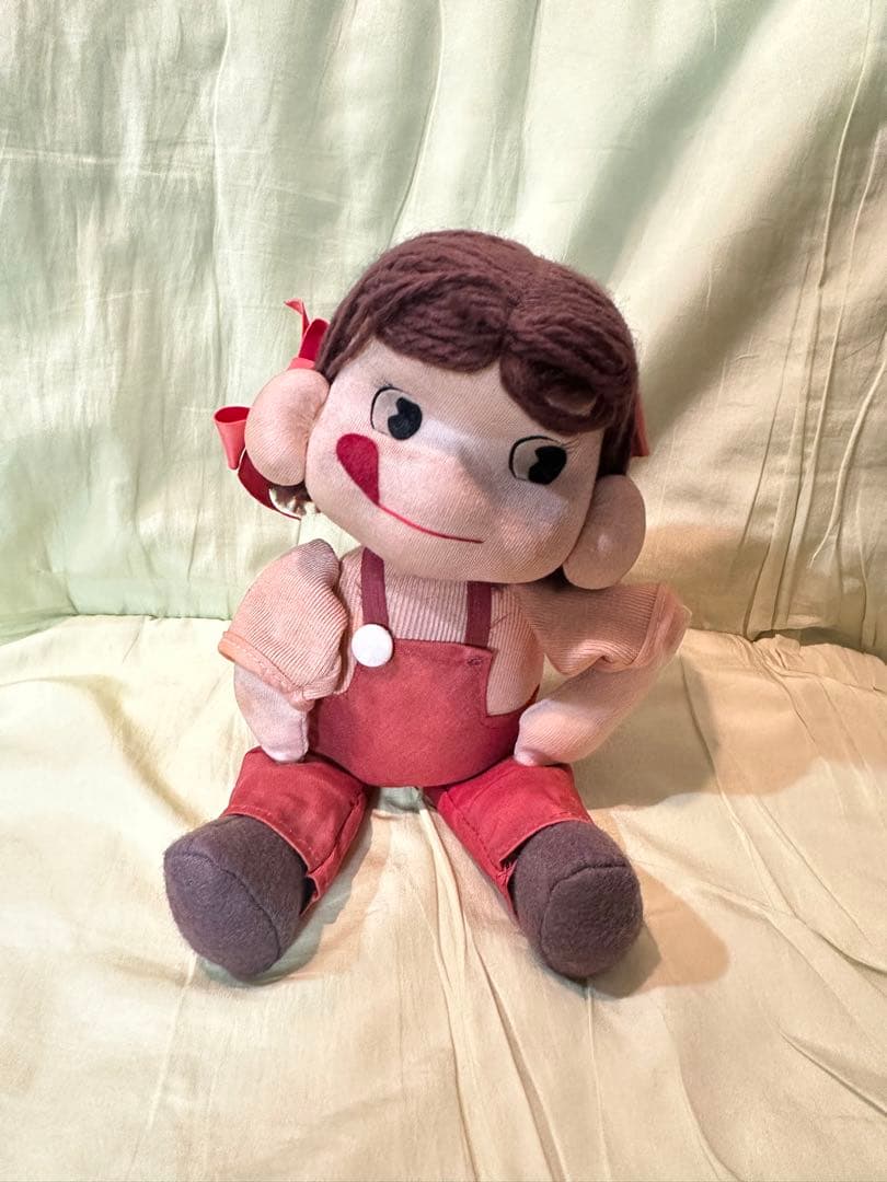ぺこちゃん　人形　首振りオルゴール　レトロ