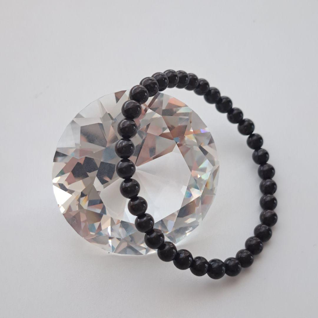 サハラNWA869 コンドライト隕石 ブレスレット 小粒細め