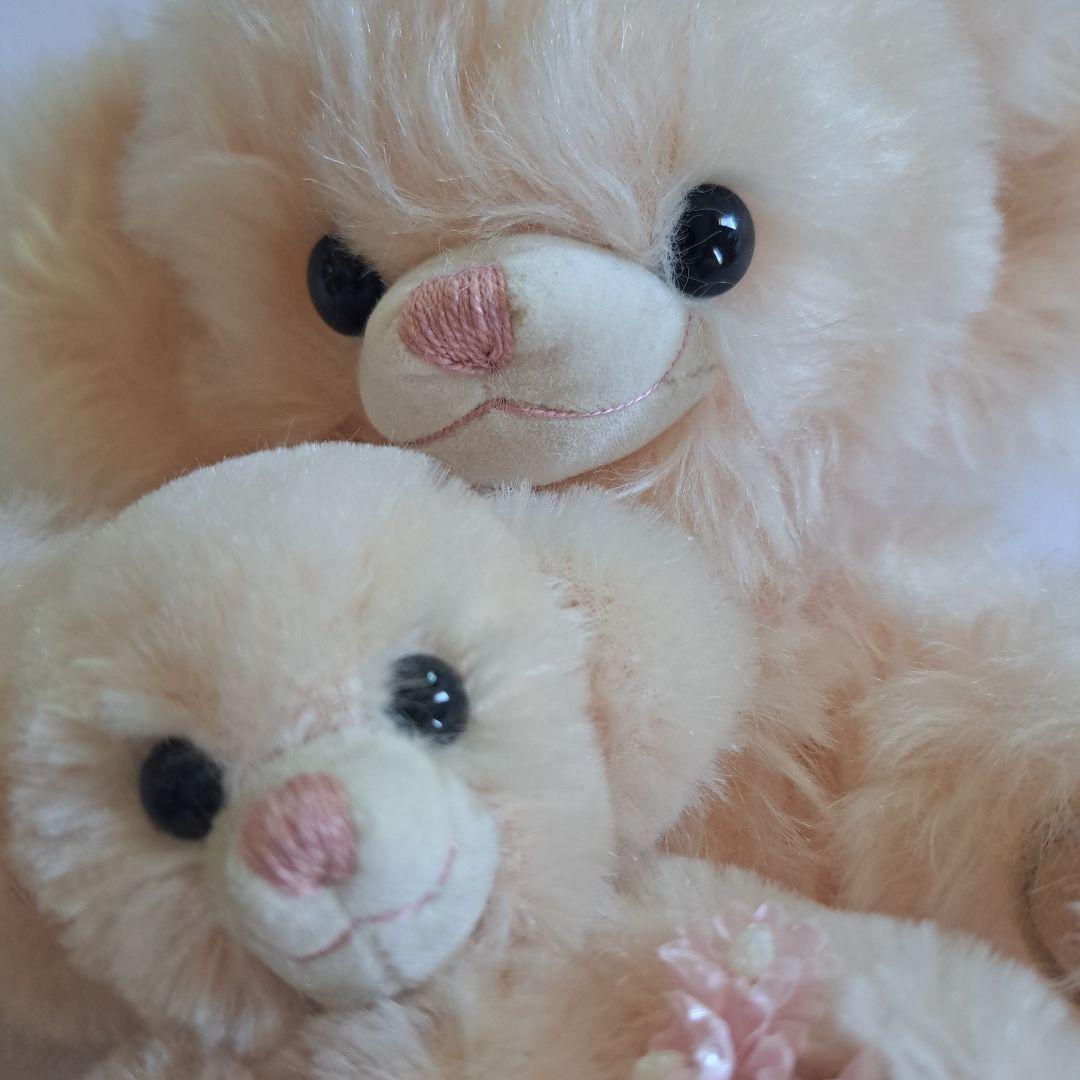 メリーソート　チーキーテディベアー　薄ピンク　親子セット