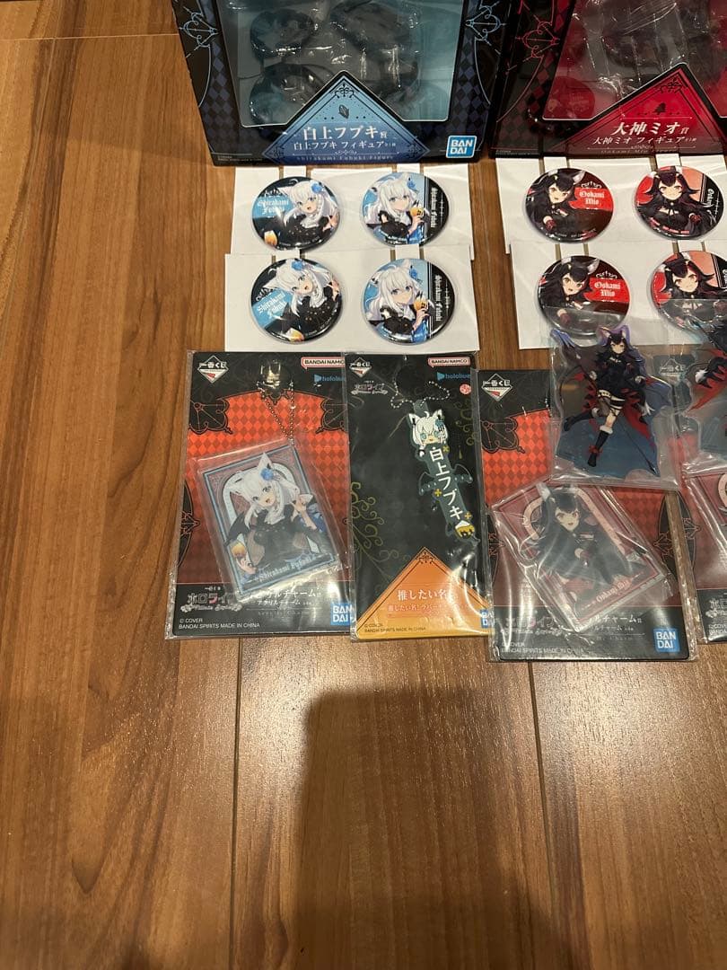 一番くじ ホロライブ 白上フブキ 大神ミオ フィギュアセット