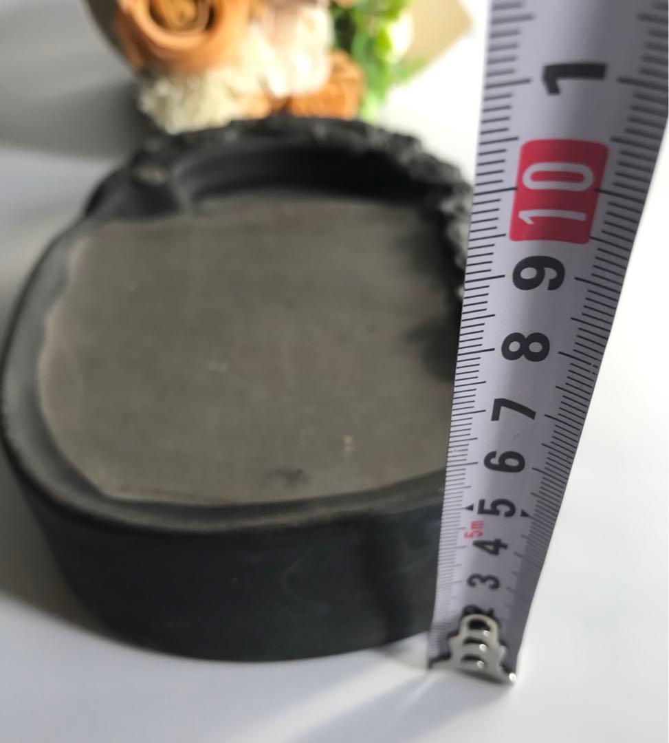 中国美術 端渓硯　雲龍彫刻　石眼 箱入 文房四宝 コレクション